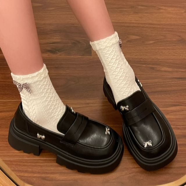 Bow Casual Loafers