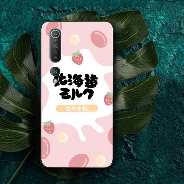 Android Xiaomi Kawaii Strawberry Milk Drink Bottle Phone
