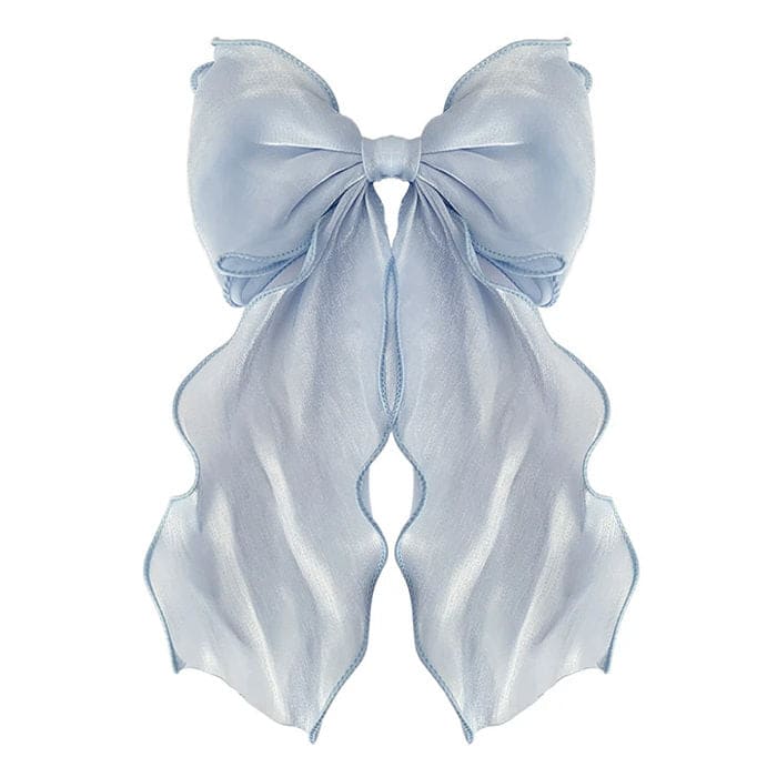 Fairy Lace Hair Bow - Standart / Blue - Other