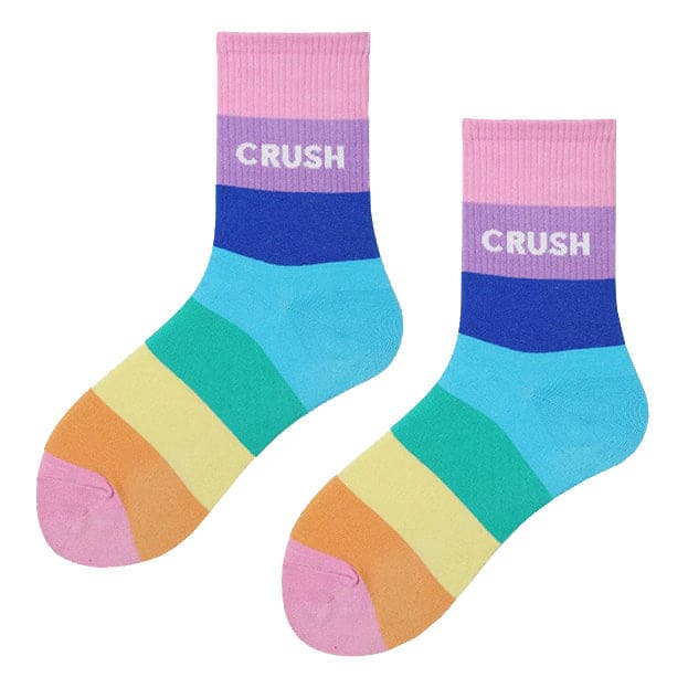 Rainbow Crush Socks - Socks