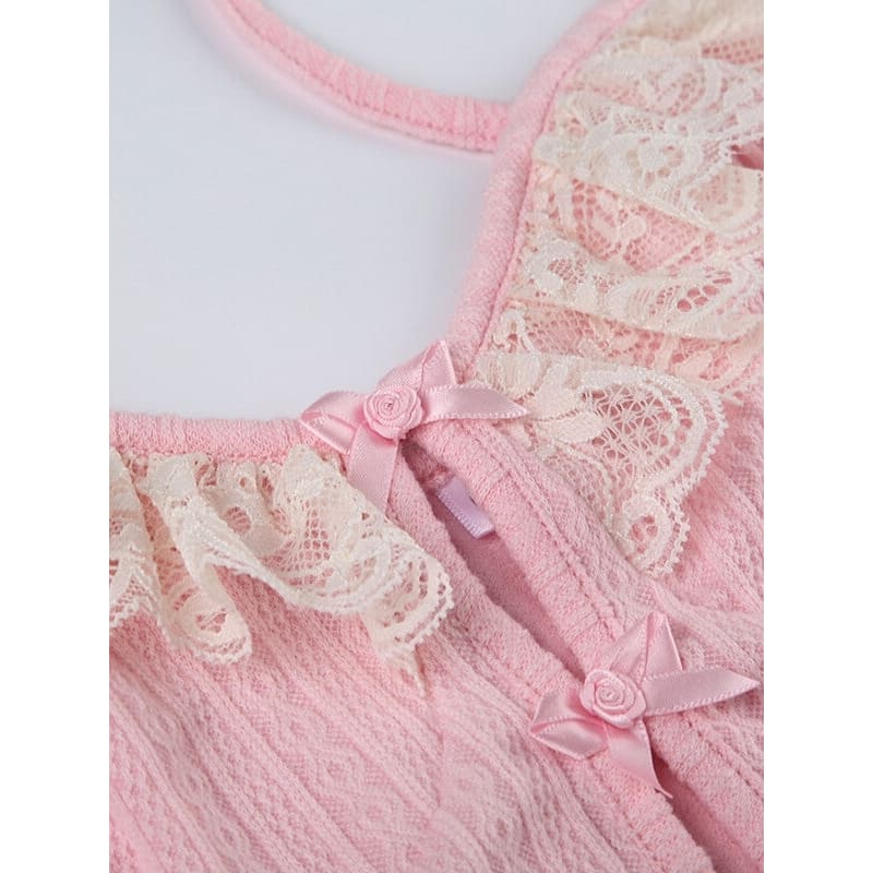 Sweet Pink Sexy Bows Camisole - Camisoles & Tank tops