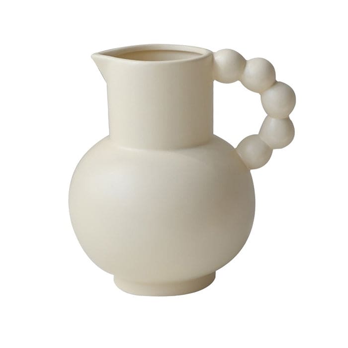 White Exquisite Ceramic Vase - Standart / Beige