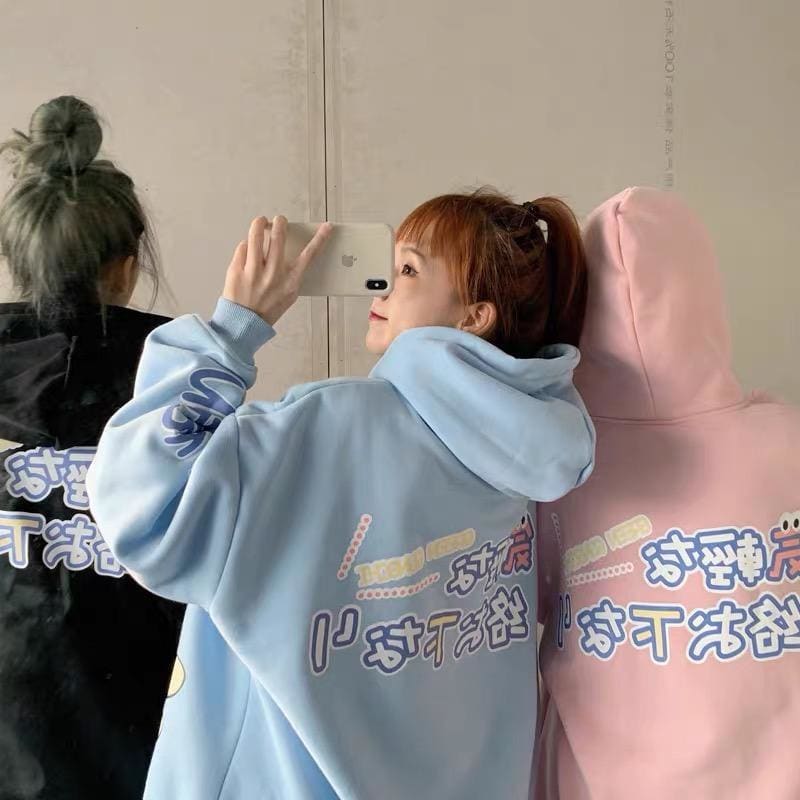 Anime Printed Hoodie MM1062 - KawaiiMoriStore