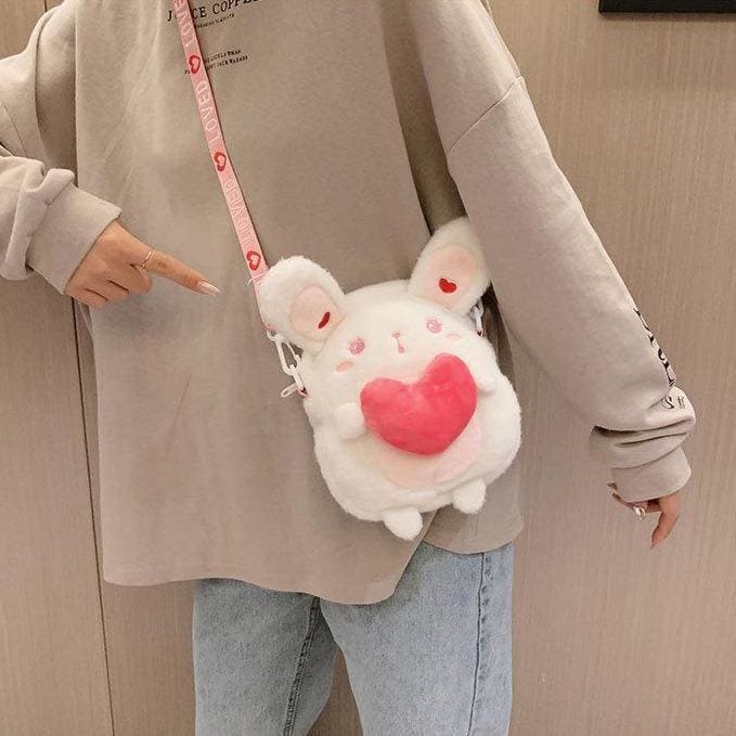 Cute Furry Little Hamster Cross Body Bag MK15191 - KawaiiMoriStore