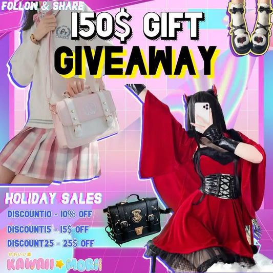 Kawaiimoristore $150 Store Credit Giveaway