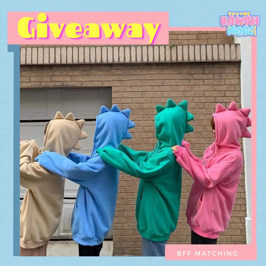 Kawaiimoristore Dinosaur Hoodie Giveaway