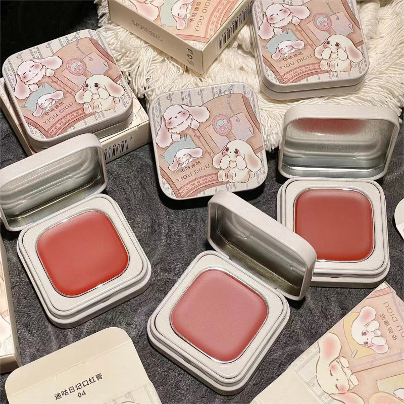 Diary Series Metal Box Blush & Lip Cream - Lovesickdoe