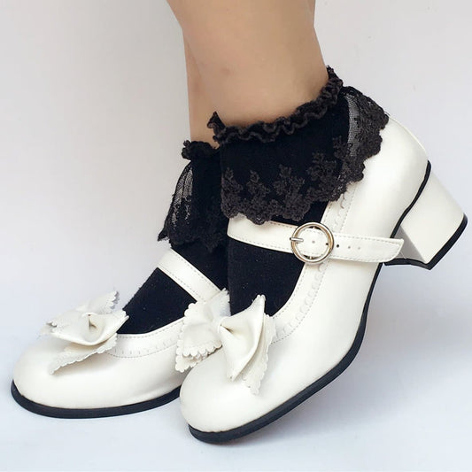 Bow Lolita SP168082 Made Custom Elegant Shoes