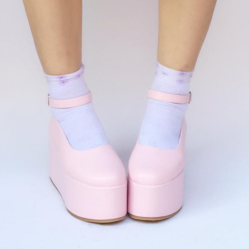 Baby Custom Pinky Doll Shoes Platform Made SP168134