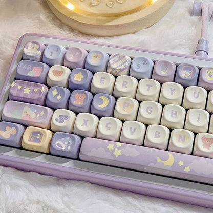 140Keys Light Purple Keycaps - Lovesickdoe - MOA Save