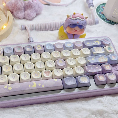 140Keys Light Purple Keycaps - Lovesickdoe - MOA Save