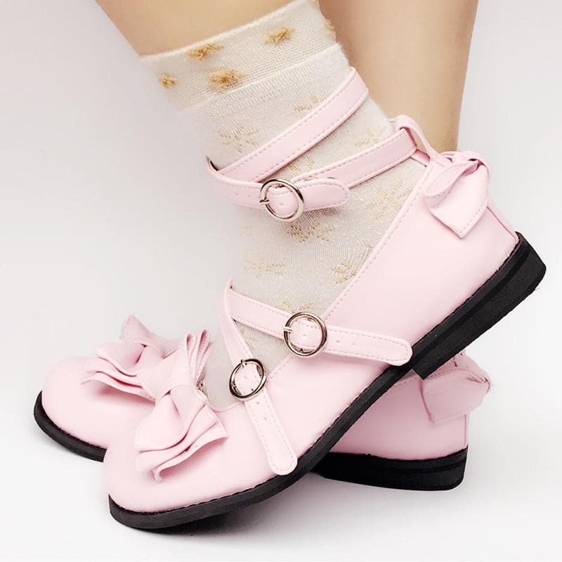 Shoes Bow Made Pink SP168069 Baby Lolita Custom
