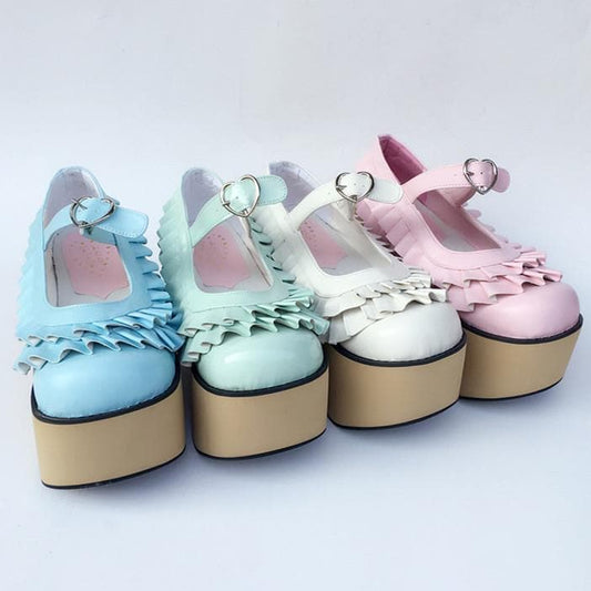 Custom Edges SP168050 Horse Falbala Shoes Wooden Made