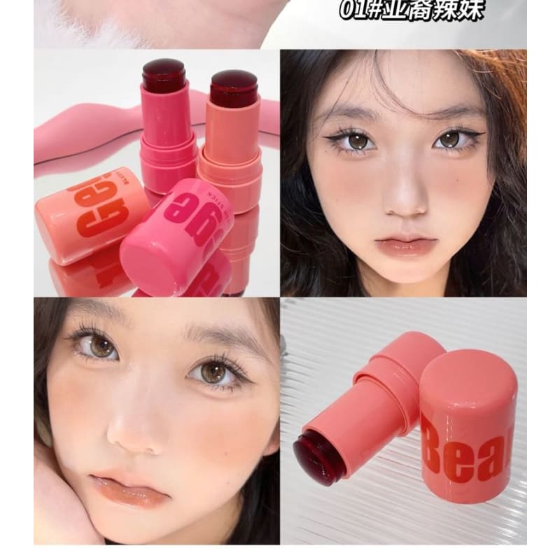 2 in 1 Cheek Blush Stick - 4 Colors