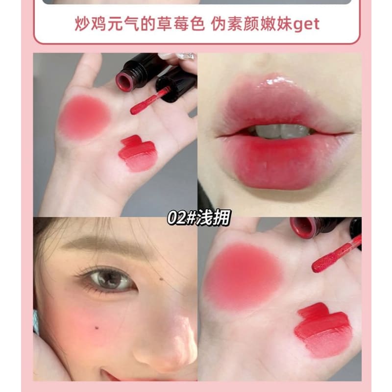 2 in 1 Velvet Lip Tint - 4 Colors