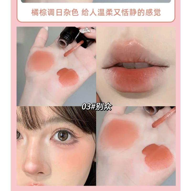 2 in 1 Velvet Lip Tint - 4 Colors