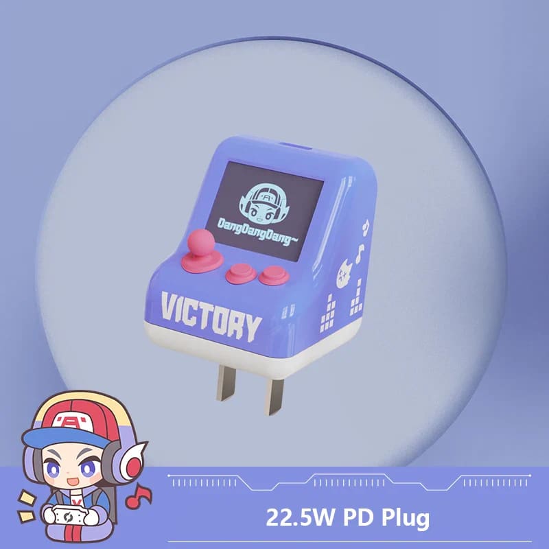 22.5W Arcade Charger Accessory - Lovesickdoe - Purple