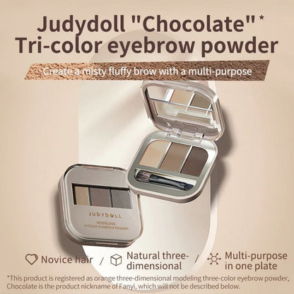 3 Shade Eyebrow Powder