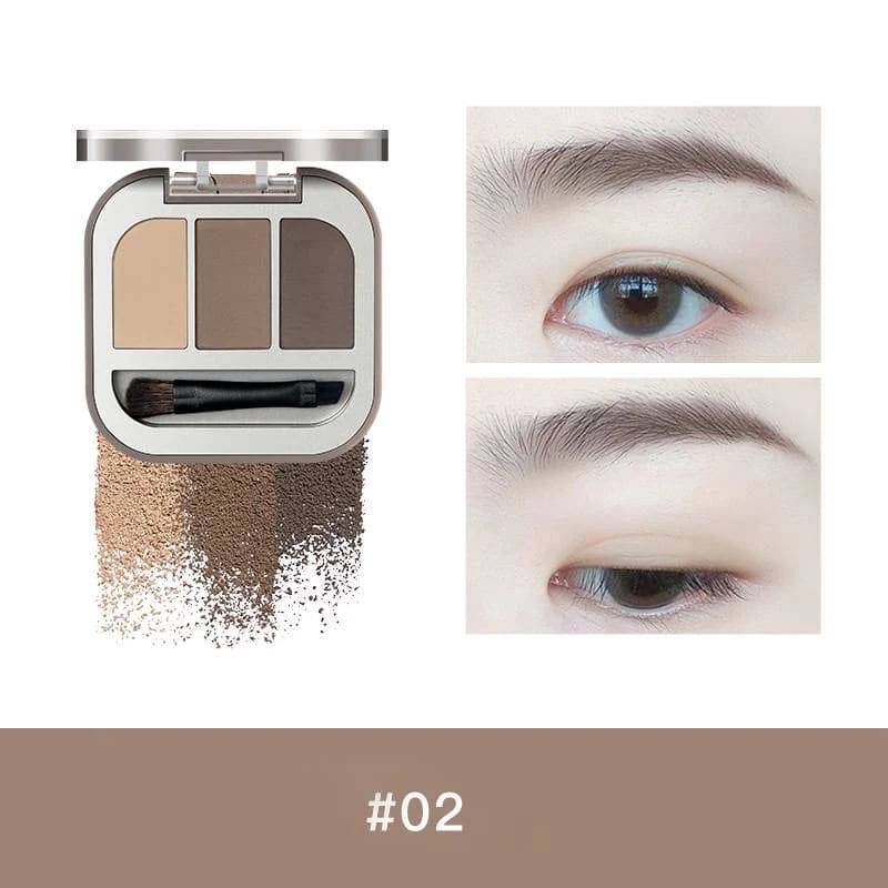 3 Shade Eyebrow Powder