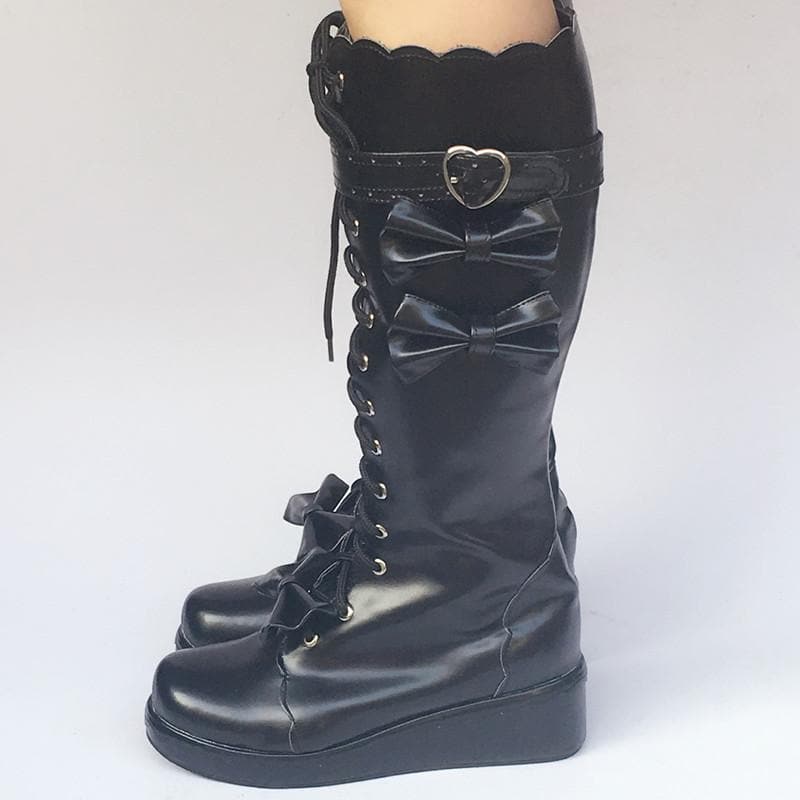 Lolita Boots Knee SP168139 Made Custom Shoes