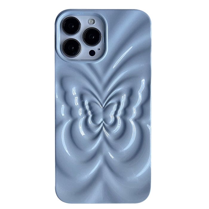 3D Butterfly Phone Case - iPhone 11 / Blue - IPhone Case