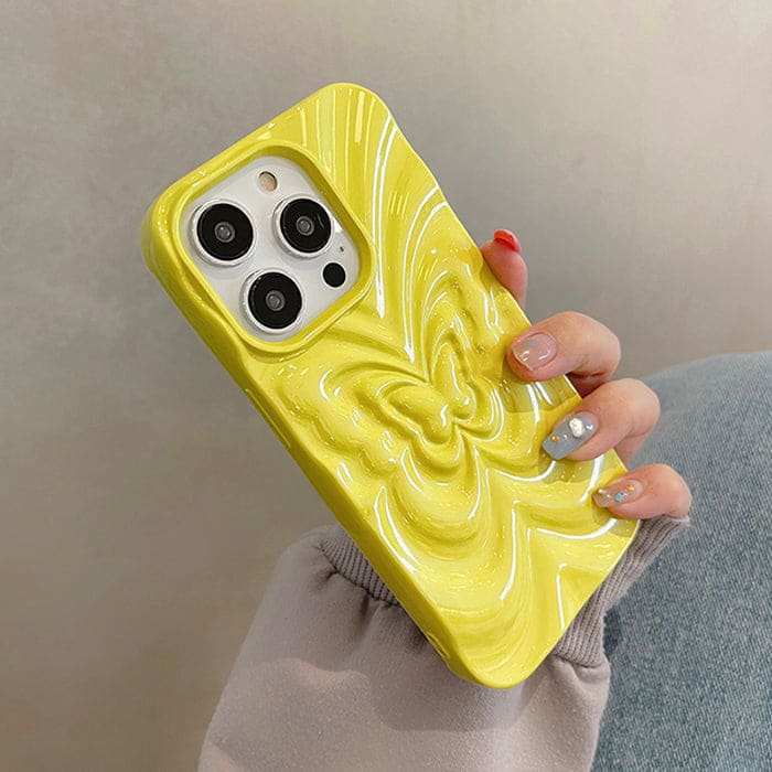 3D Butterfly Phone Case - iPhone 11 / Yellow - IPhone Case