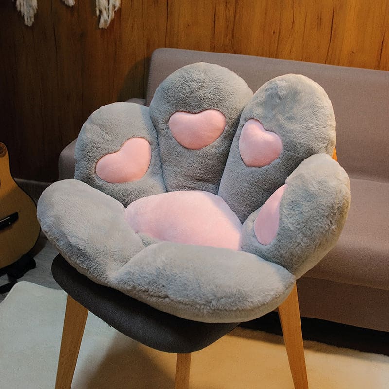 4 Colors Kawaii Pastel Paw Heart Seat Cushion Pillow SP16274