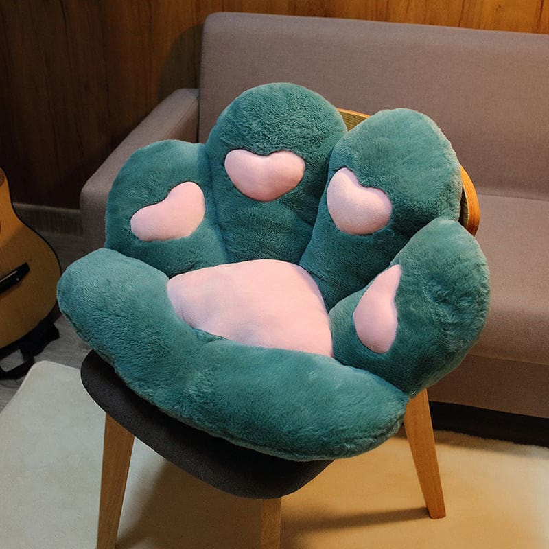 4 Colors Kawaii Pastel Paw Heart Seat Cushion Pillow SP16274