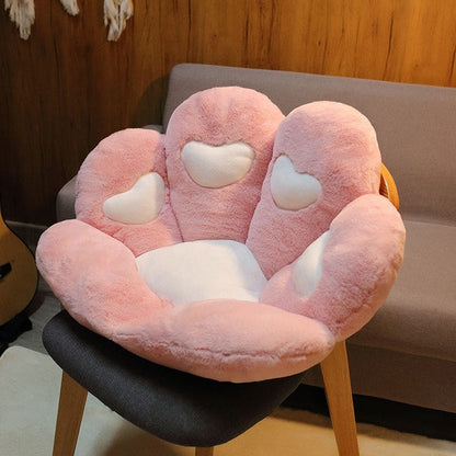 4 Colors Kawaii Pastel Paw Heart Seat Cushion Pillow SP16274