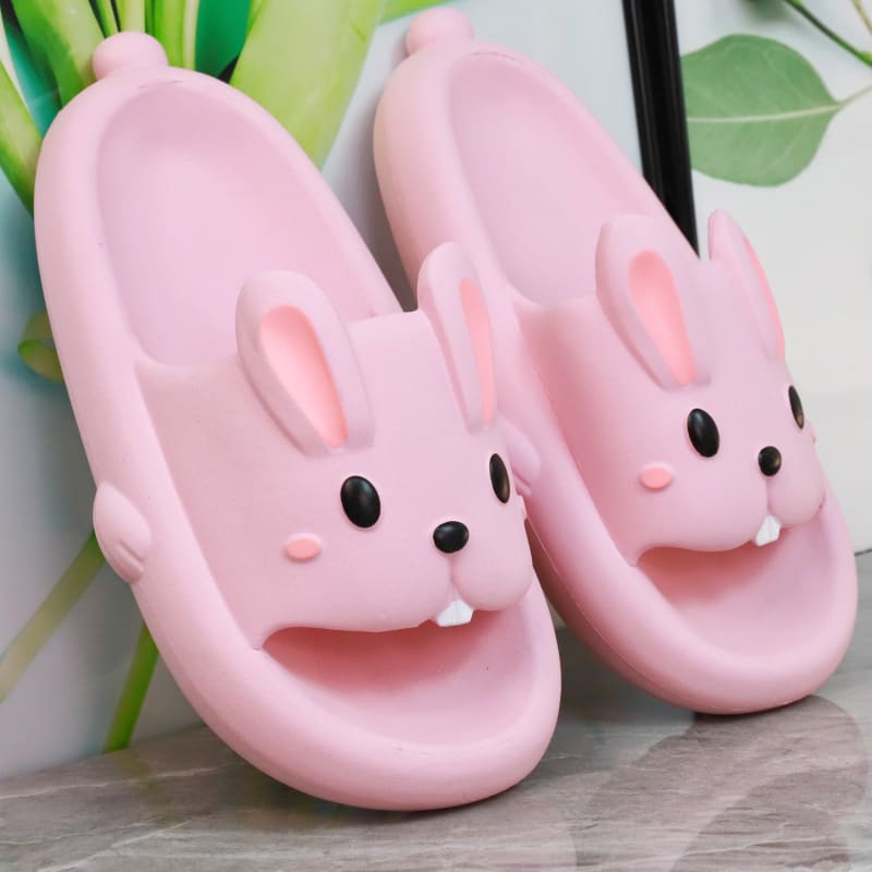 4 Colors Sweet Bunny Slippers ON886 - Pink / 36/37 -