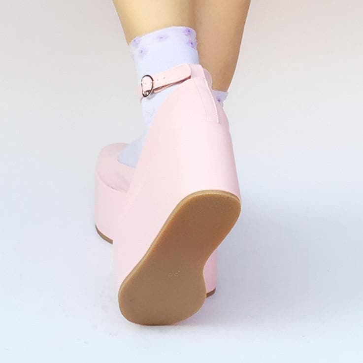 Baby Custom Pinky Doll Shoes Platform Made SP168134