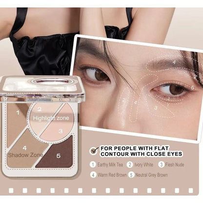 5 Shades Eyebrow Palette