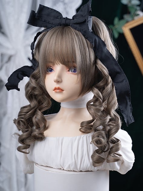 Clips 30CM With Claw Long Length Ponytail Wig Double Synthetic Brown