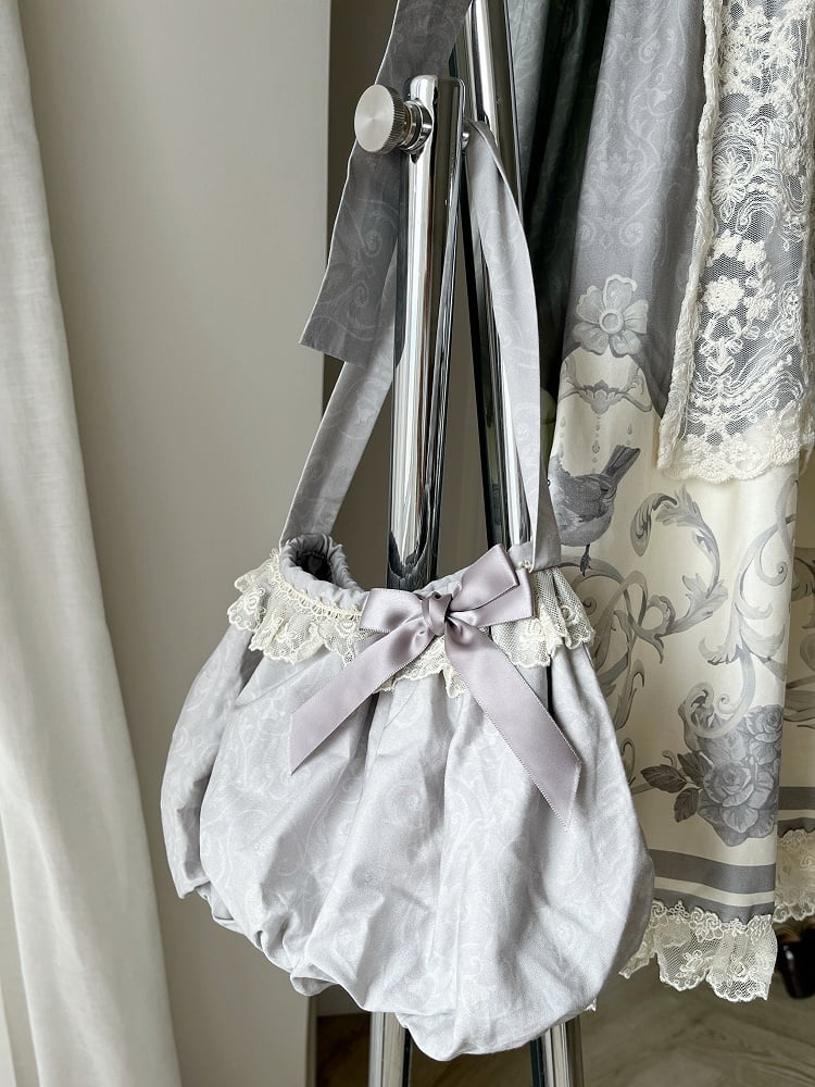 / Pink Hand Gray Bag Blue