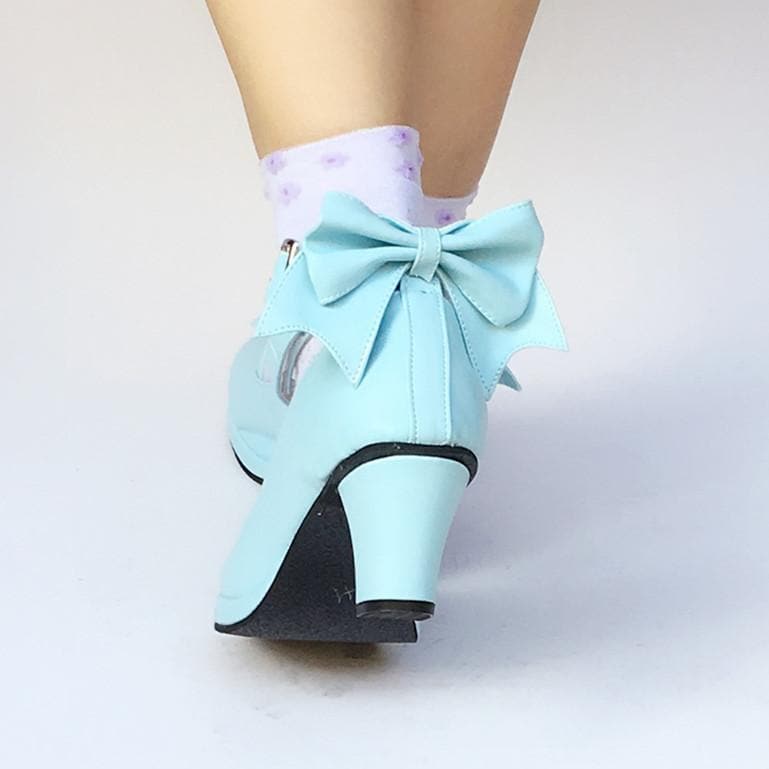 Lolita Baby SP168138 Shoes Bow Custom Made Blue