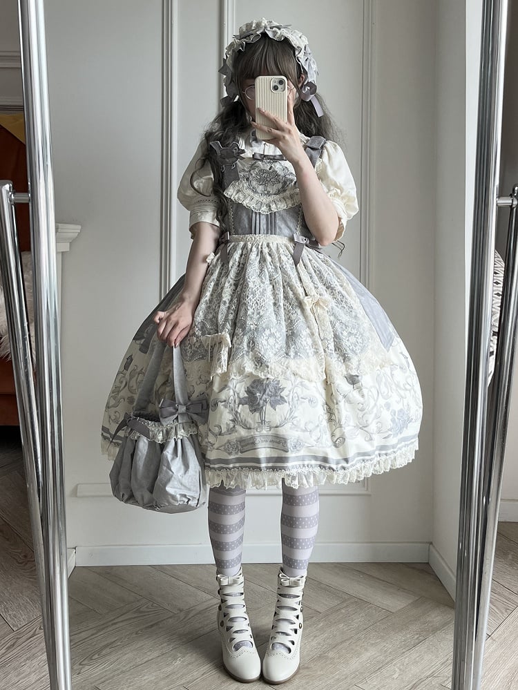 / Pink Hand Gray Bag Blue