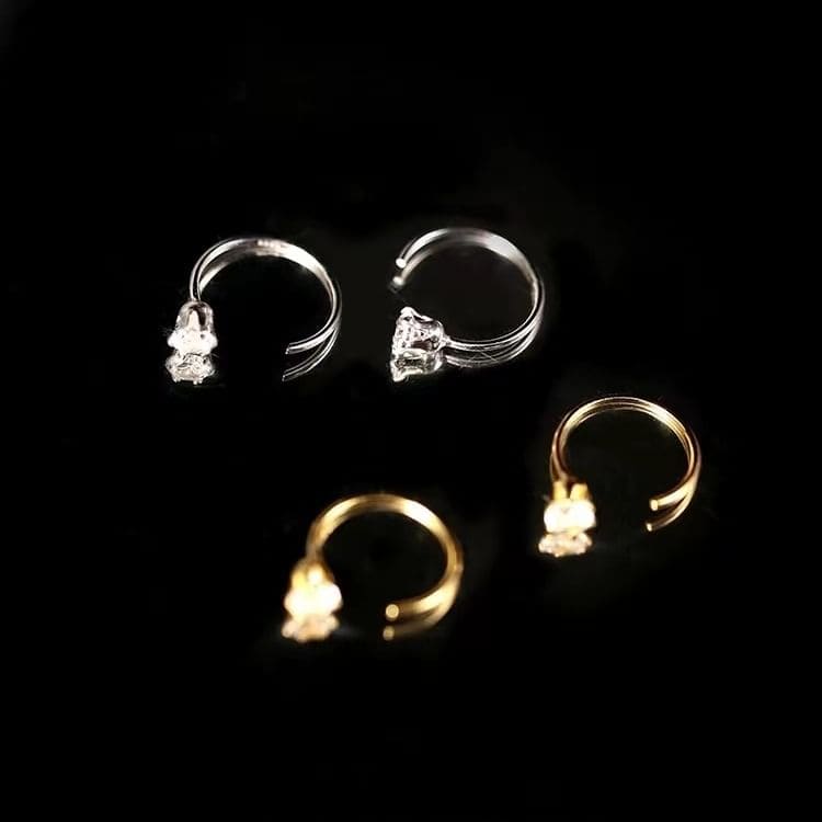 925 Sterling Silver CZ Stud Earring