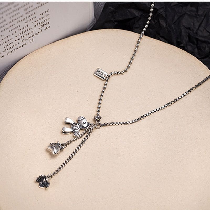 925 Sterling Silver Horse Necklace