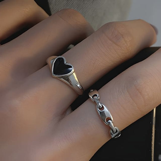 925 Sterling Silver Open Ring (Various Designs)