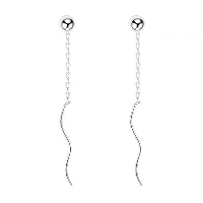 925 Sterling Silver Threader Earring