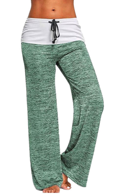 Pants Grey Casual Patchwork Summer Drawstring Cotton