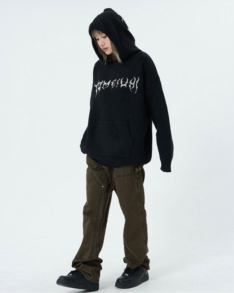 Centipede Knit Hoodie, hoodie sweater boogzel clothing