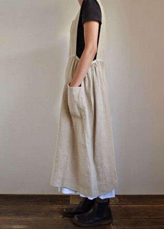 U Pockets Neck Patchwork Maxi NeckU Handmade Summer Dresses Black