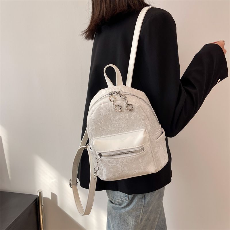 Backpack Floral Zip