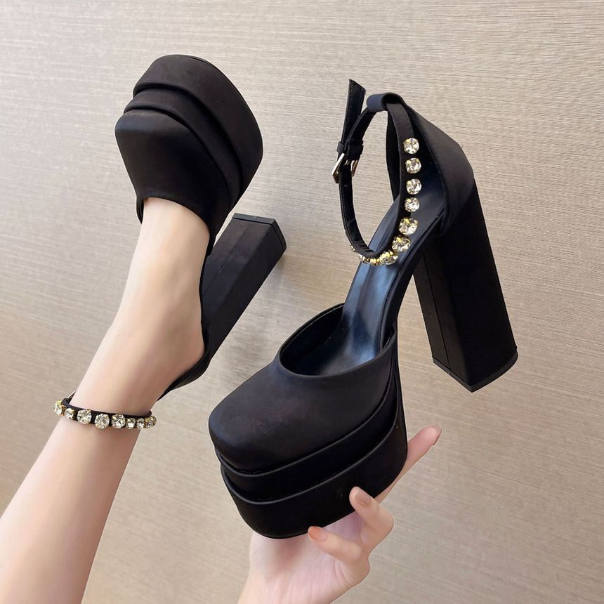 Sandals Platform Chunky-Heel