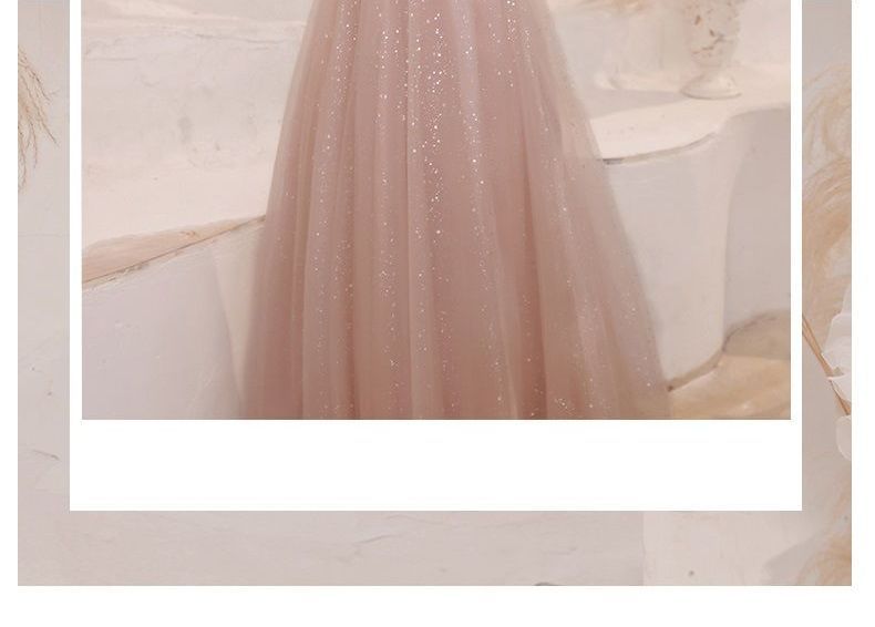 / Dress Evening Gown Cocktail Mesh A-Line