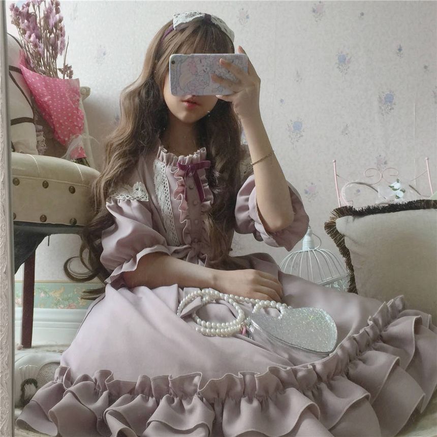 Lace Trim Lolita Dress / Petticoat Skirt (Various Designs)
