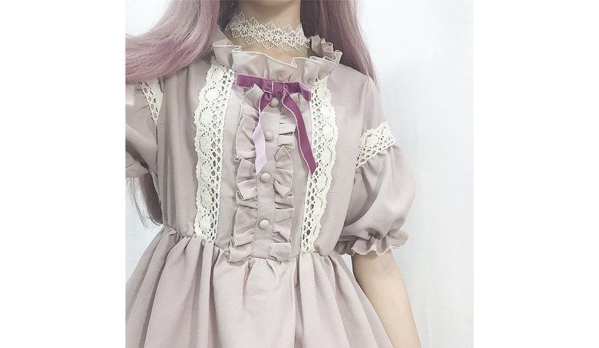 Lace Trim Lolita Dress / Petticoat Skirt (Various Designs)