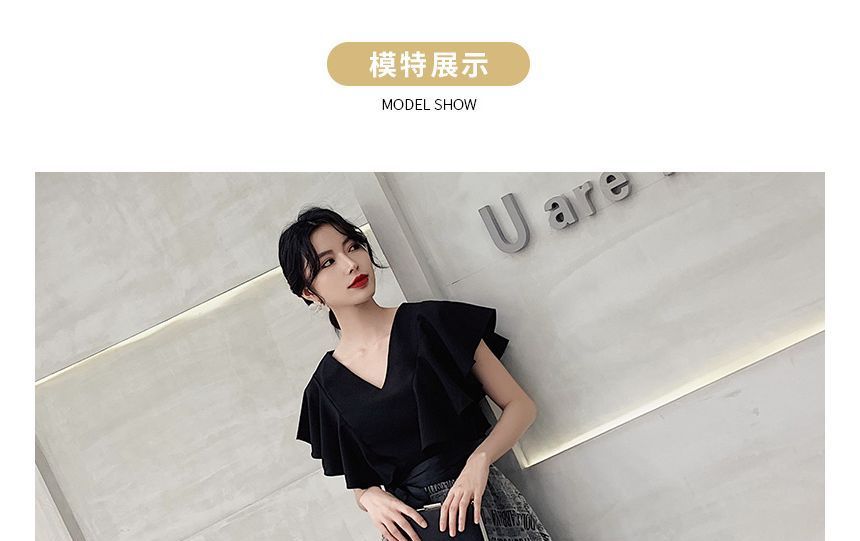 Evening Dress Cocktail Short-Sleeve A-Line Gown /