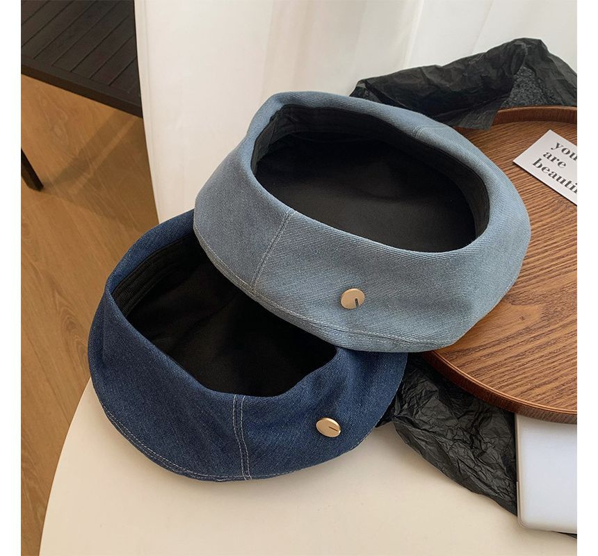 Denim Beret